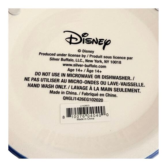 Disney Lilo & Stitch Aloha COOKIE JAR Large Canister & Lid Blue Silver Buffalo - Picture 5 of 8